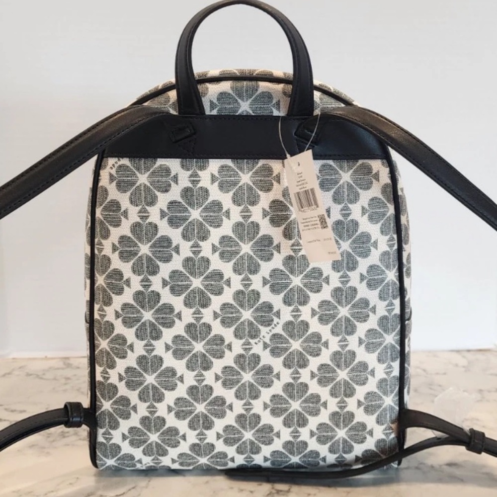 Kate Spade Spade Flower Medium Backpack Signature
Logo Black Multi NWT - Picture 13 of 17